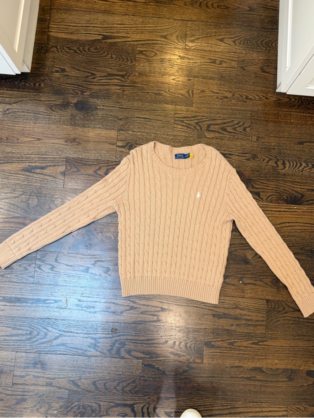 Ralph Lauren Cable Knit Sweater in Taupe